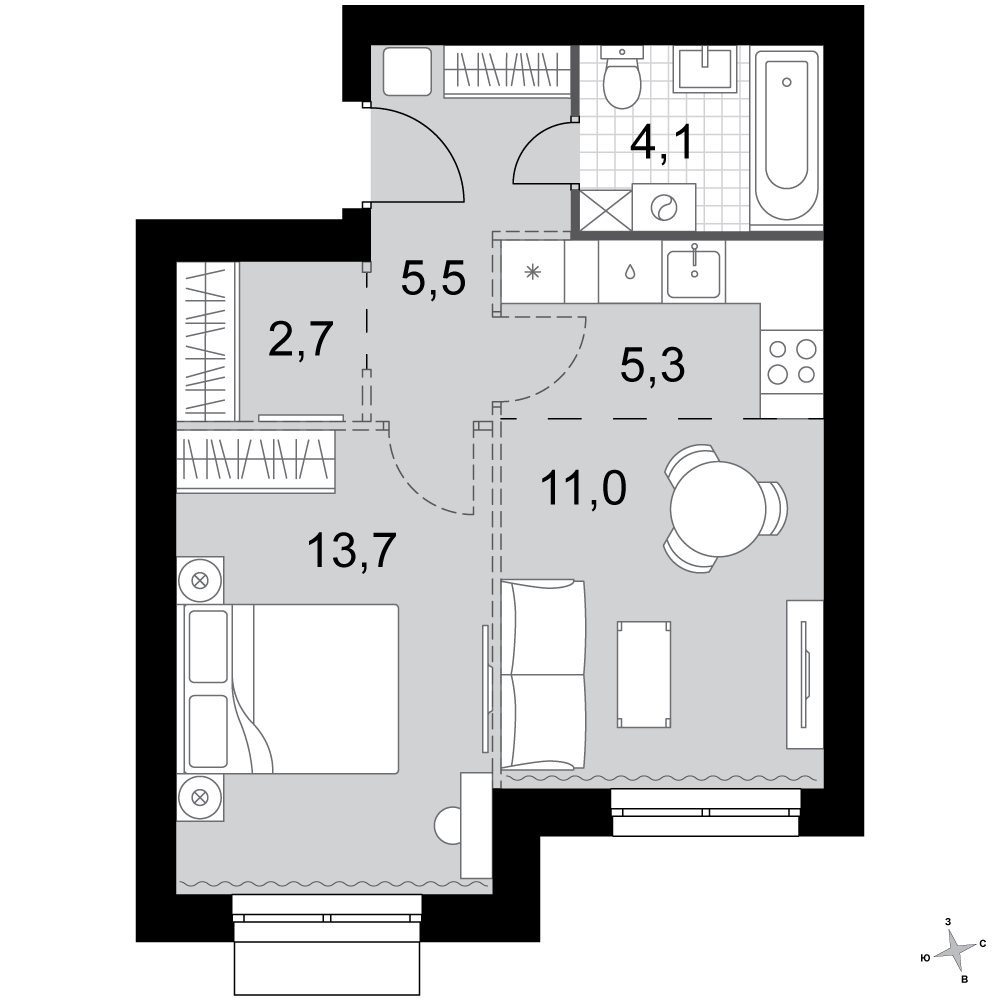 План таунхауса