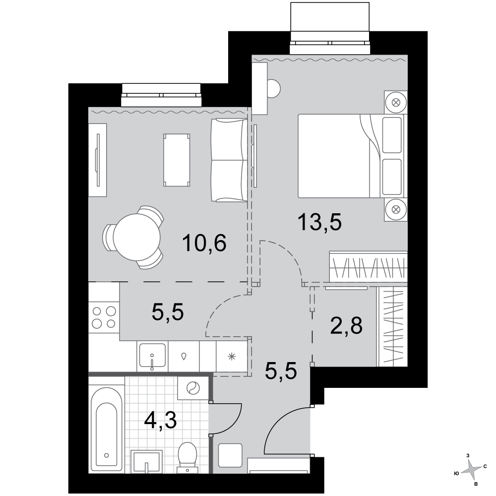 План таунхауса