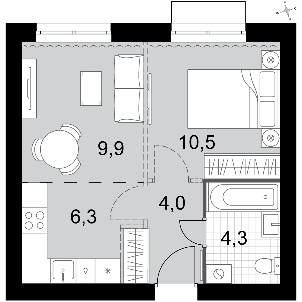 План таунхауса