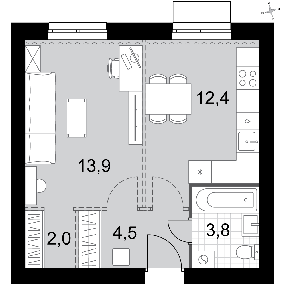 План таунхауса