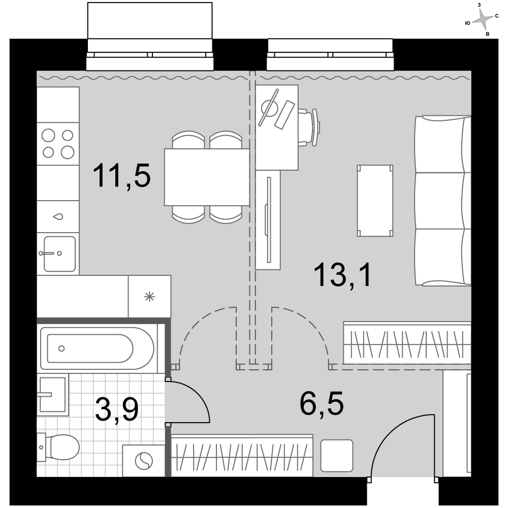 План таунхауса