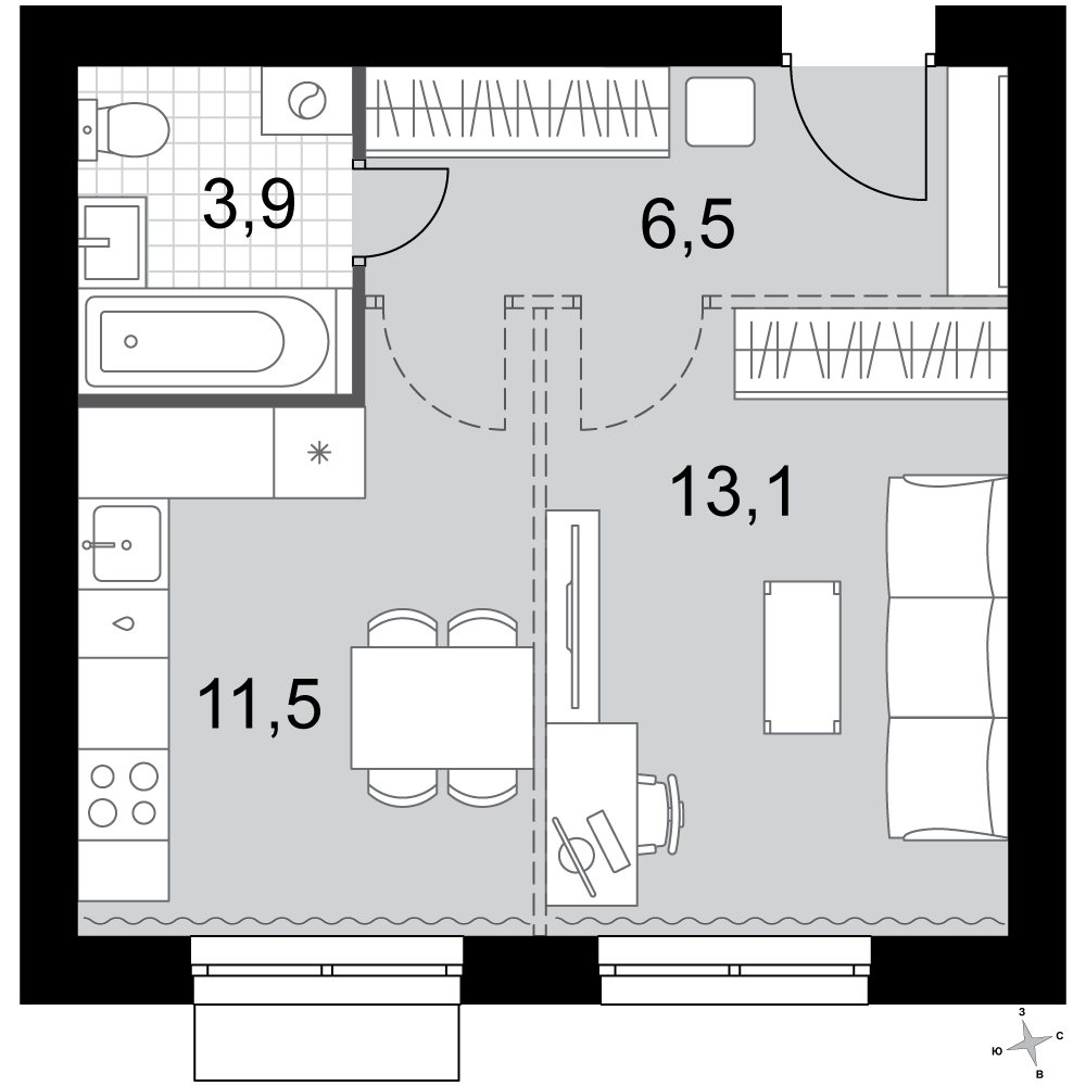 План таунхауса
