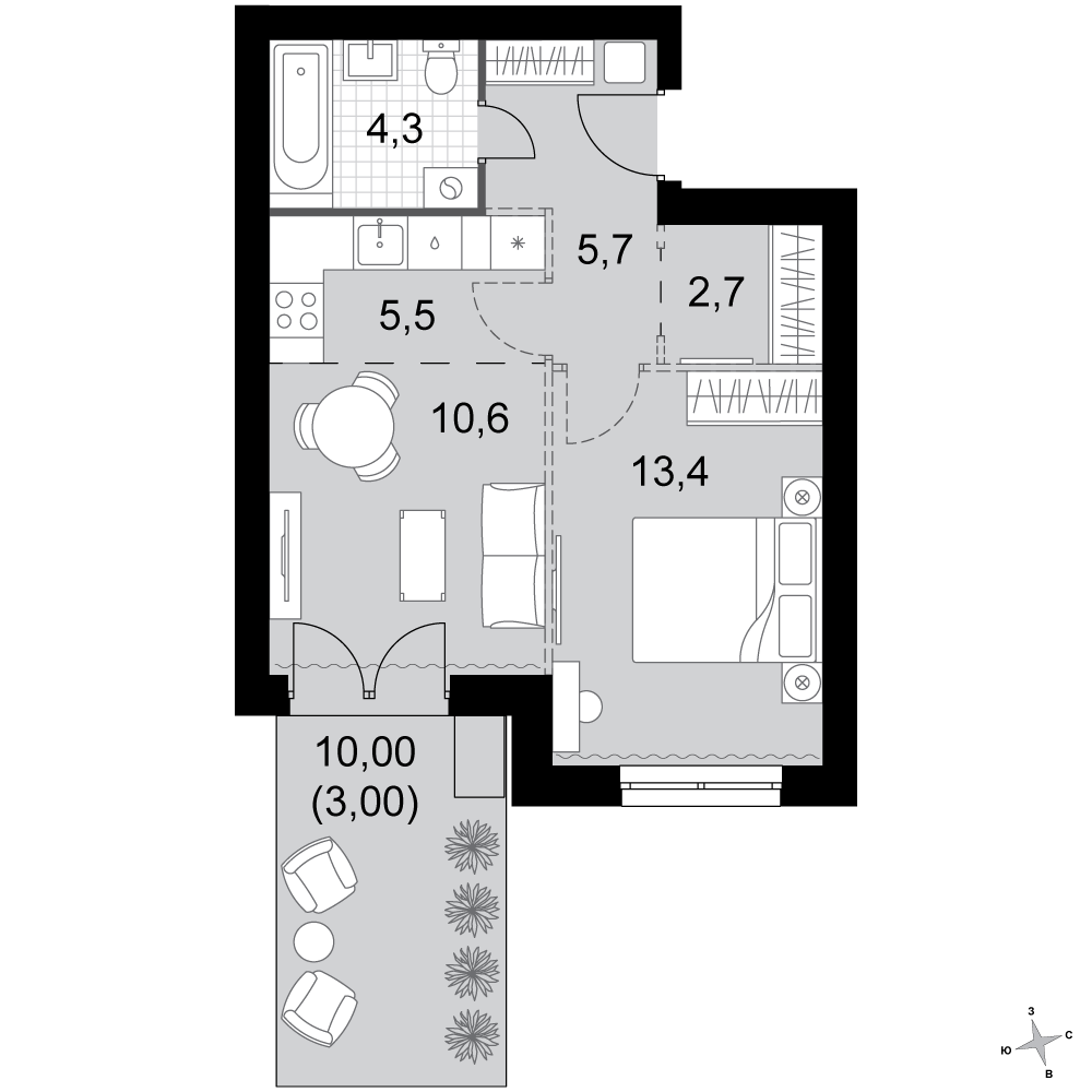 План таунхауса