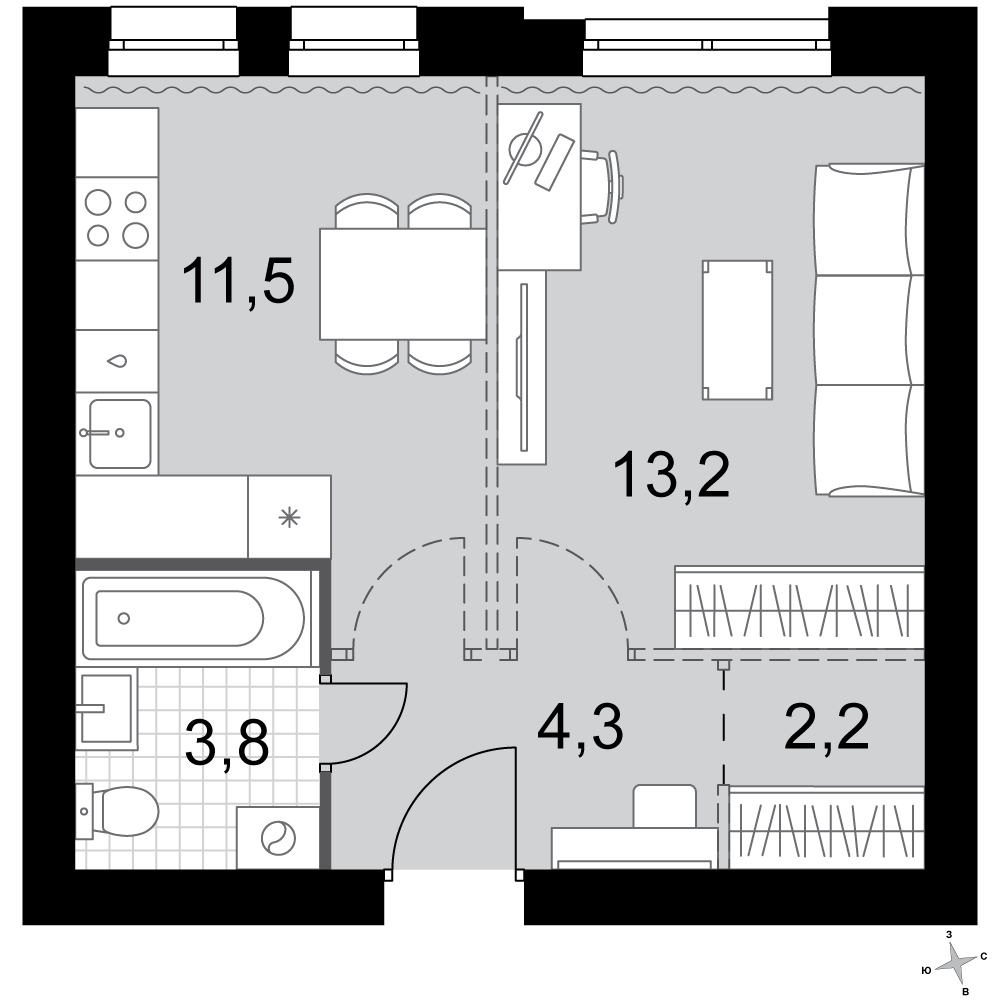 План таунхауса
