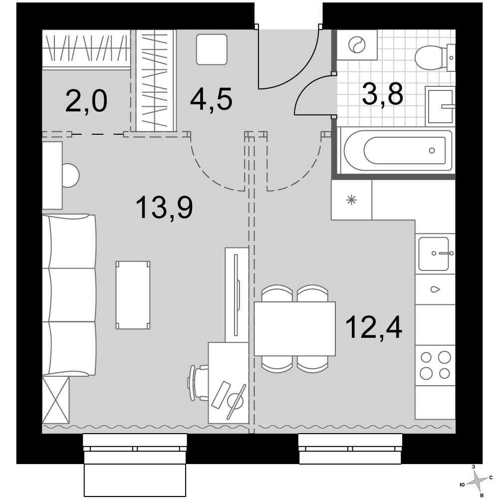 План таунхауса