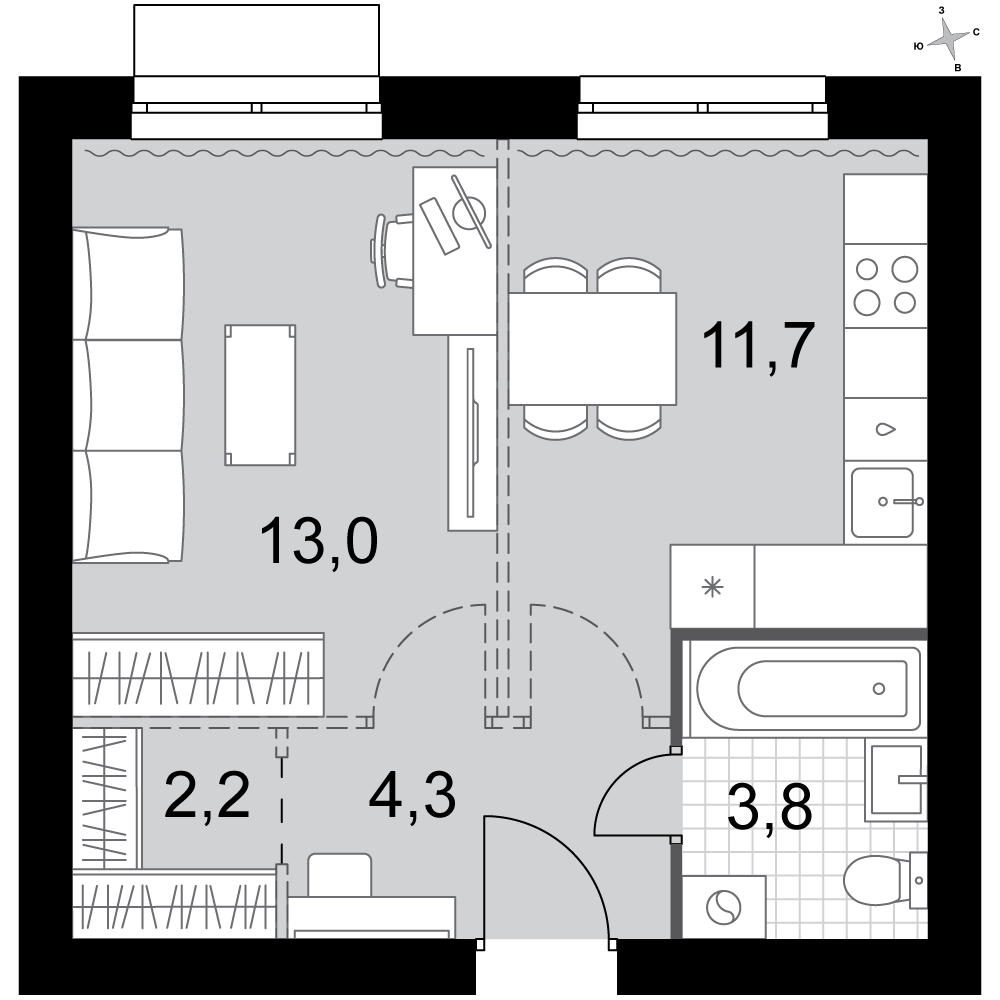 План таунхауса