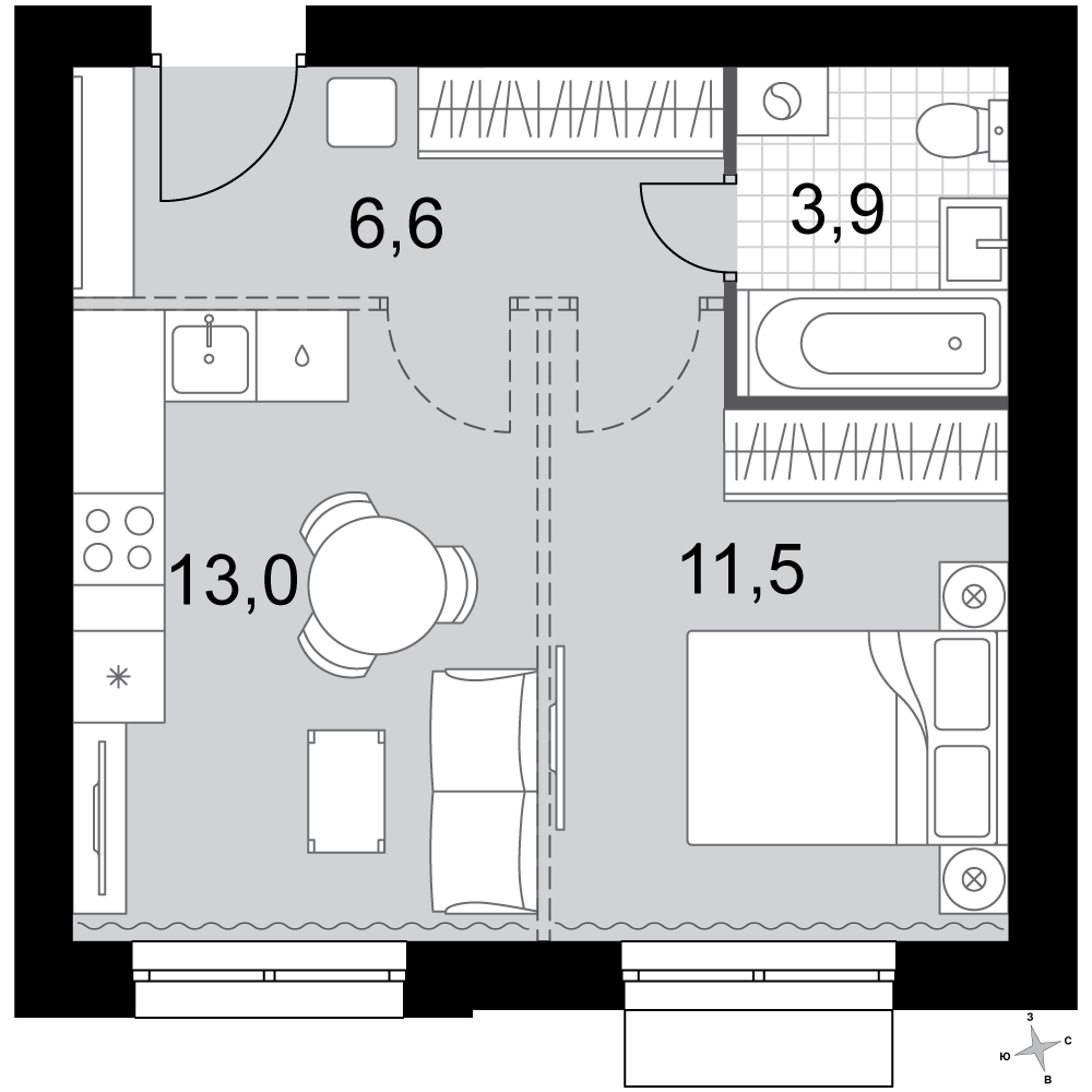 План таунхауса