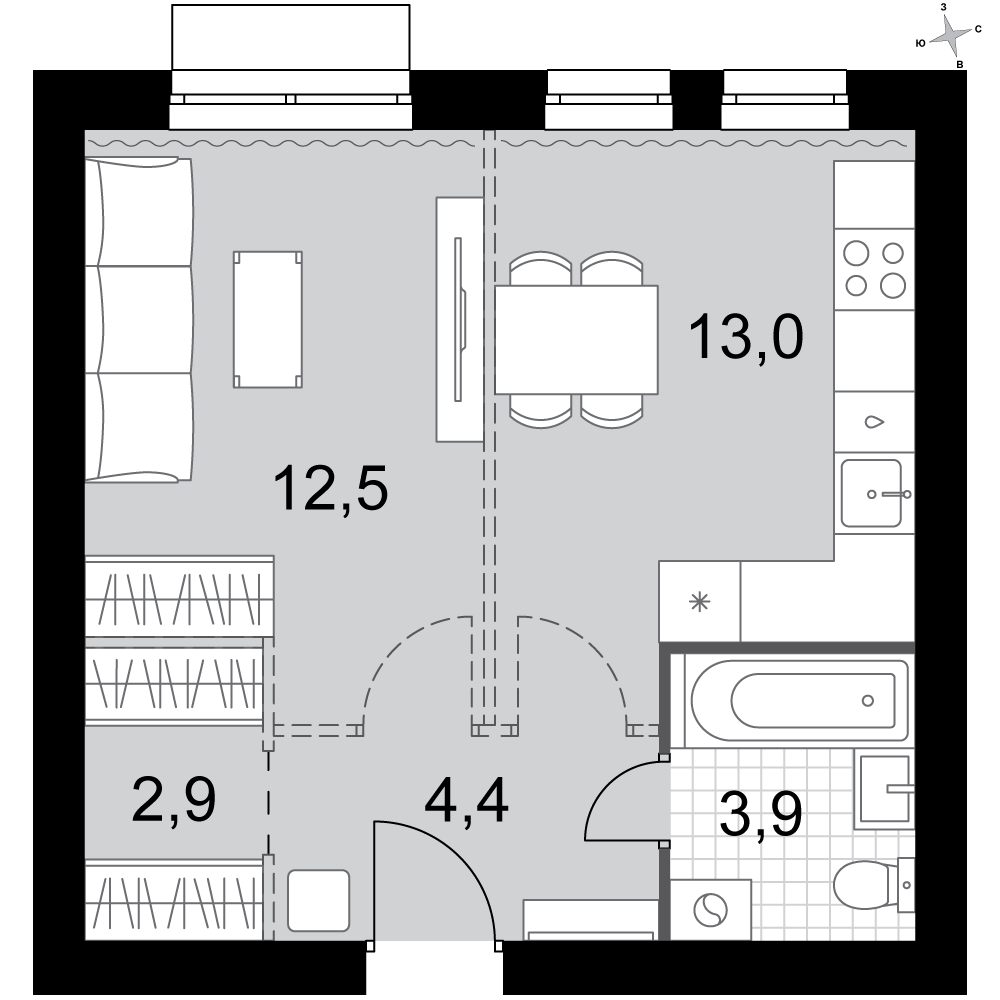 План таунхауса