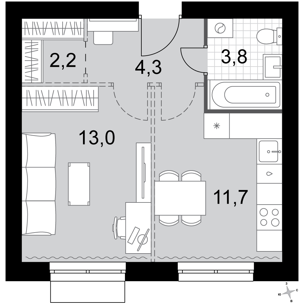 План таунхауса
