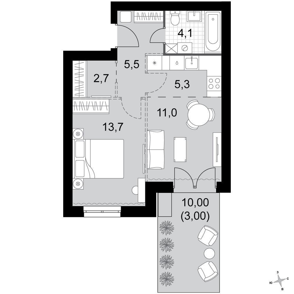 План таунхауса