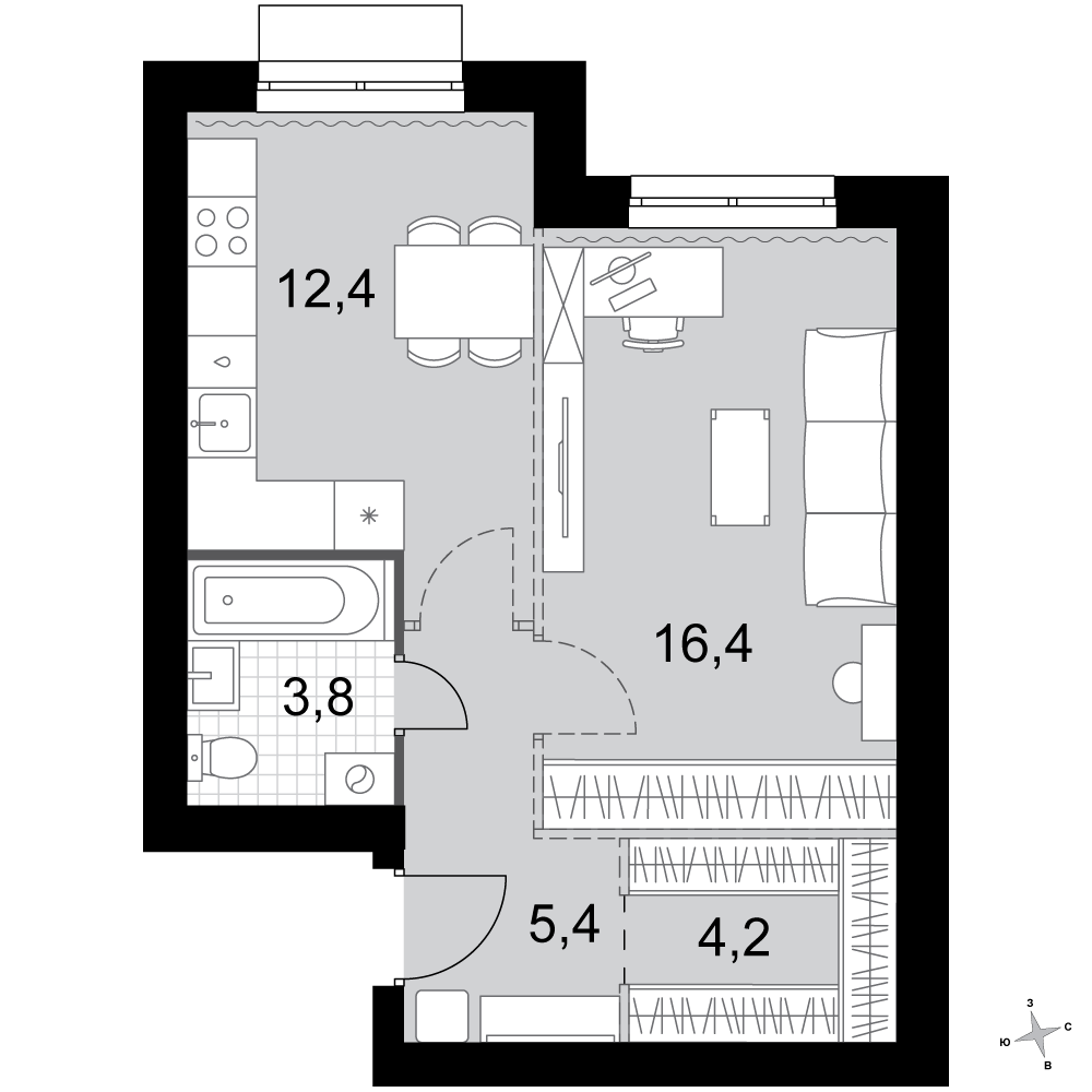 План таунхауса