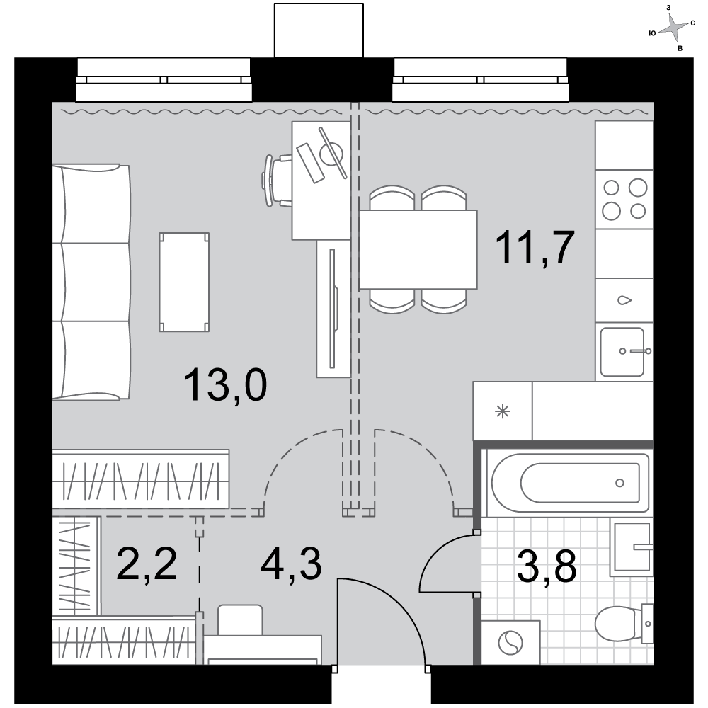 План таунхауса