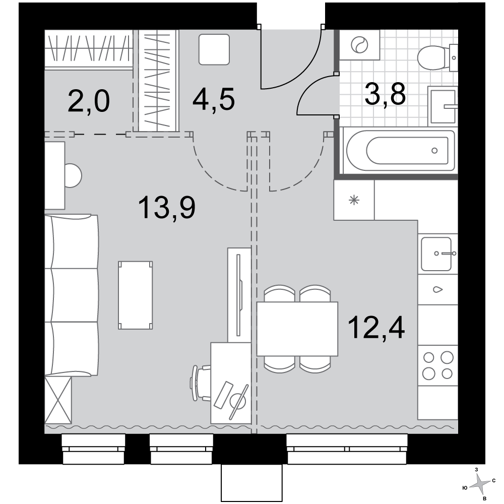 План таунхауса